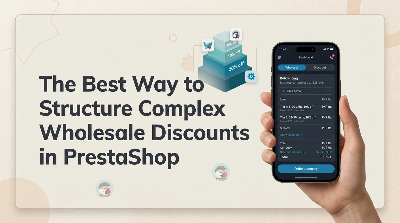 How to Structure Complex Wholesale Discounts in PrestaShop Without Tanking Your Margins